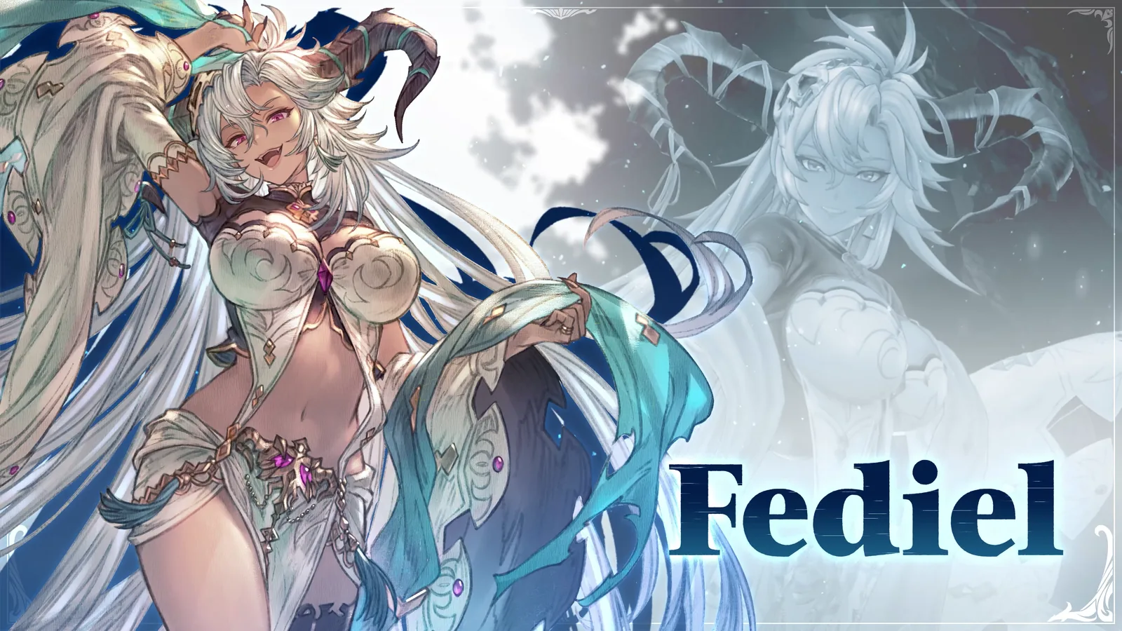 Fediel character art from the official Endless Ragnarok profile
